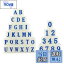 【送料無料】Doyime 数字スタンプセット スタンプ 数字 お名前スタンプ 数字セット 英語 ブロックスタ..