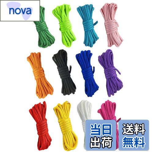 【送料無料】YINKE パラコード テントロープ 4mm 長さ3m 12色セット キャンプ アウトドア キャンプ アウトドア用 7本のストランド おしゃれ カラ...