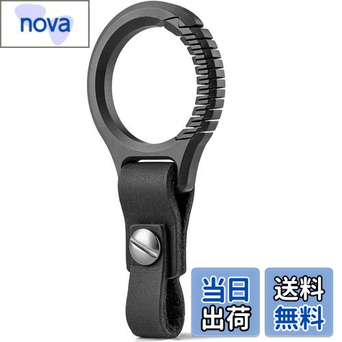 【送料無料】TISUR キーホルダー メンズ チタン カラビナ おしゃ 本革 キーリング付き キーケース用 ke..