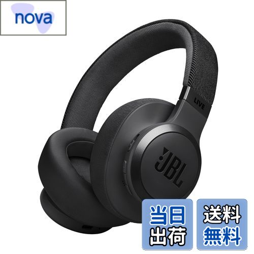 【送料無料】JBL LIVE 770 NC スタイル/デザイン/ハイブリッドノイズキャンセリング/Bluetooth対応/マルチポイント/オーバーイヤーヘッドホン/ブラック/JBLLIVE770NCBLK