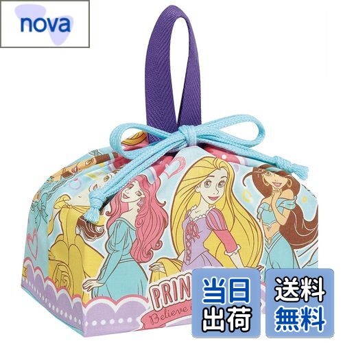 【送料無料】スケーター(Skater) 子供用 お弁当 巾着袋 ディズニー プリンセス 24 日本製 KB7-A