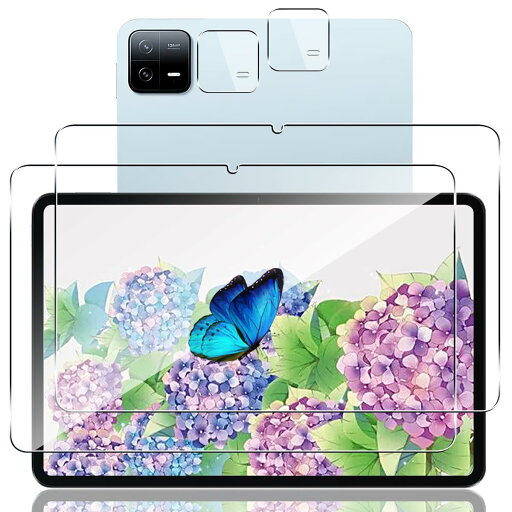 【2+2枚セット】 対応 Xiaomi Pad6 / Xiaomi Pad6 Pro 11インチ ガラスフィルム +カメラフィルム 【日本旭硝子 硬度9H】 用 シャオミパッド6 タブレット フィルム 強化ガラス 液晶 保護フィルム 3D Touch対応 、高透過率 、気泡ゼロ 、厚さ0.26mm超薄型 、飛散防止 、高 【2+2枚セット】 対応 Xiaomi Pad6 / Xiaomi Pad6 Pro 11インチ ガラスフィルム +カメラフィルム 【日本旭硝子 硬度9H】 用 シャオミパッド6 タブレット フィルム 強化ガラス 液晶 保護フィルム 3D Touch対応 、高透過率 、気泡ゼロ 、厚さ0.26mm超薄型 、飛散防止 、高