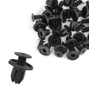 【送料無料】ACROPIX ドアシルパネルライナー バンパースポイラープッシュリベットリテーナーファスナー BMWに対応 Mini Cooperに対応 E81 E82 E83に対応 ブラック 20個