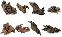 【送料無料】8個入り 水族館シンク 自然流木 エイブル流木水槽の装飾 ( 8~10cm)