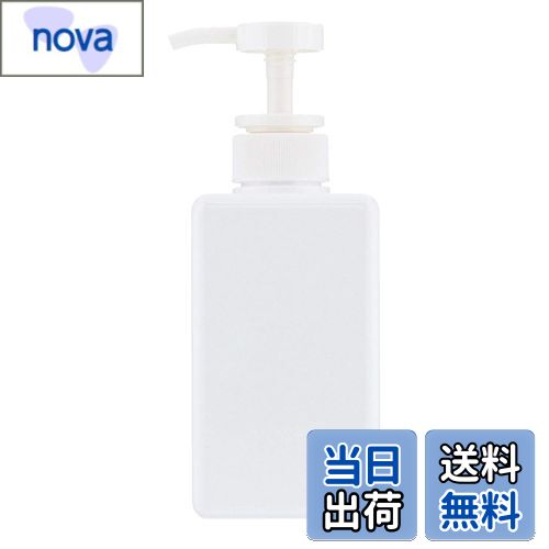 【送料無料】ベストコ(Bestco) シャンプー用ディスペンサー ホワイト 450ml ネトヨン・レ スクエア ボ..