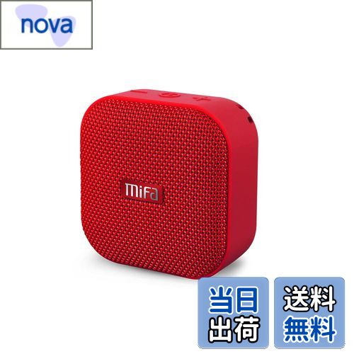 楽天nova【新規アップグレード 】 MIFA A1 Bluetoothスピーカー （USB Type-C充電 Bluetooth5.0 防水スピーカー IPX6防水 小型ポータブル 大音量） 12時間連続再生 TWS機能 完全ワイヤレスステレオ Micro SDカード・AUX入力対応 マイク内蔵 お風呂・アウトドア・キャンプに最適 コ