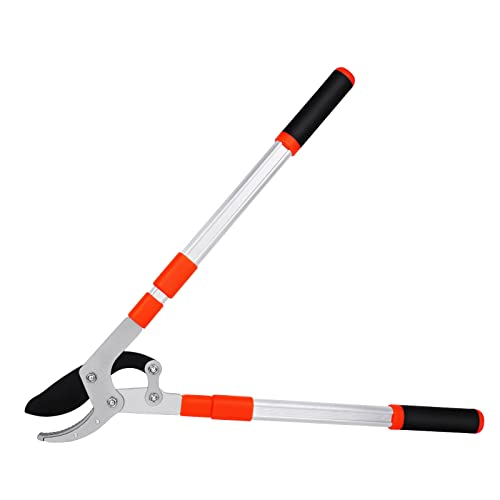 【送料無料】太枝切鋏 最大切断径 テコ式 超強力型 剪定高枝切りバサミ SK5高級炭素刃 アルミ柄 耐久 ..