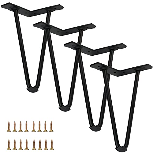 【送料無料】7Akiranoai 4本セット 20CM テーブル脚 20cm 鉄脚 アイアンレッグ テーブル脚 ネジ付属