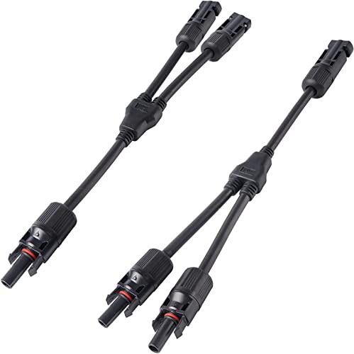 【送料無料】1ペア MC4 並列 太陽光発電ソーラー コネクタ ソーラーコネクタ Y分岐パラレルケー ...