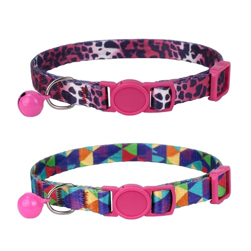 【送料無料】AKAGIICHI 猫首輪 セーフティバックル 鈴付き 子猫 おしゃれ かわいい 安全 調整可能 幅1c..