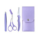 【送料無料】nalaina 眉毛セット 眉毛剃り (3点セット) 眉用キット 眉毛 はさみ 眉毛カット 眉毛ハサミ 櫛付き 毛抜き 眉メイクアップ道具 ステンレ...