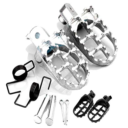 【送料無料】S.fields.inc バイク フットペグ フットレスト ワイド 左右セット 社外品 汎用