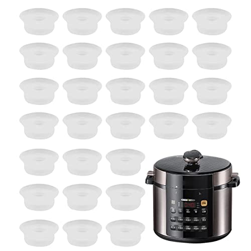 【送料無料】圧力鍋 交換 フローターバルブ ガスケット 30個セット 圧力表示ピン用 シリコンキャップ ..