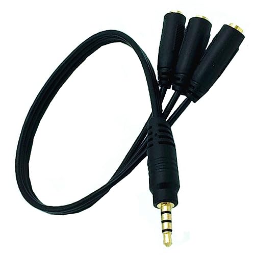 【送料無料】オーディオケーブル 分岐ケーブル 3.5mm ディストリビューション ミニプラグ 分岐 オーデ..