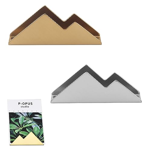 【送料無料】nalaina 名刺立て 名刺スタンド 2個セット 卓上名刺ホルダー 名刺ケース 卓上 ステンレス鋼 カードスタンド 卓上名刺スタンド ショップカー...