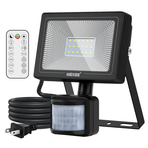 【送料無料】MEIKEE センサーライト 投光器 10W 20W 30W 50W PIR屋外センサー フラッドライト 屋外 人..