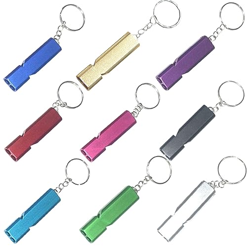 【送料無料】ホイッスル 笛 9個セット 防災 救援 生存 ハイキング 学校 ジム キャンプ用 ライフガード ..