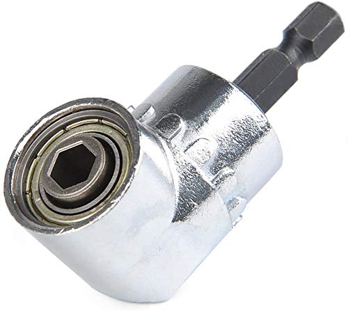 【送料無料】JUTOSU L型ソケットアダプター 直角105度 ドリルチャック インパクト 1/4インチ六角シャン..