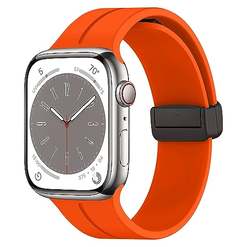 【送料無料】[TALENANA] for Apple Watch バンド マグネット シリコン49mm/45mm/44mm/42mm/41mm/40mm/3..