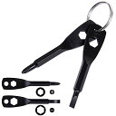 【送料無料】Wisdompro ドライバー キーホルダー プラス マイナス EDCマルチツール ミニ ...