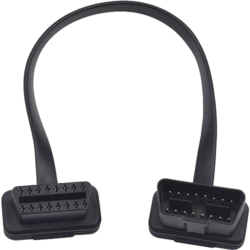【送料無料】Duttek 車OBD2車延長ケーブルは、OBD2 16ピンオス メス延長ケーブル