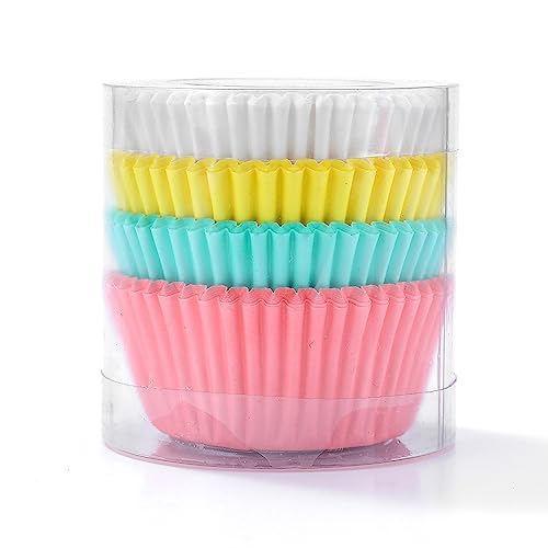 【送料無料】Vivi Bakie おかずカップ 4色100枚セット マフィンカップ ベーキングカップ 紙製 使い捨て ペーパーカップ カップケーキ 耐油紙 お弁...