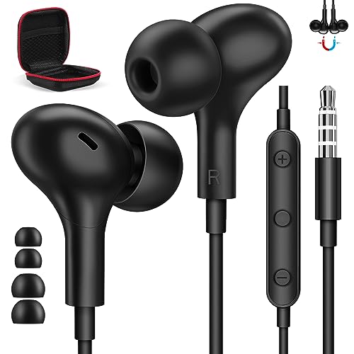 【送料無料】【2023進化新版】イヤホン 有線 マイク付き 3.5mmジャック対応iphone 6s plus 対応AQUOS Sense8 wish2 音量調...