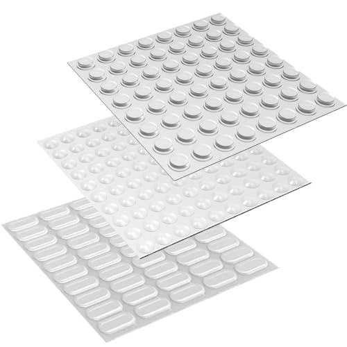 【送料無料】SANJAOYEE 戸当たりクッション 戸当たりゴム ゴム足 滑り止め シール 214粒入 3サイズ 衝..