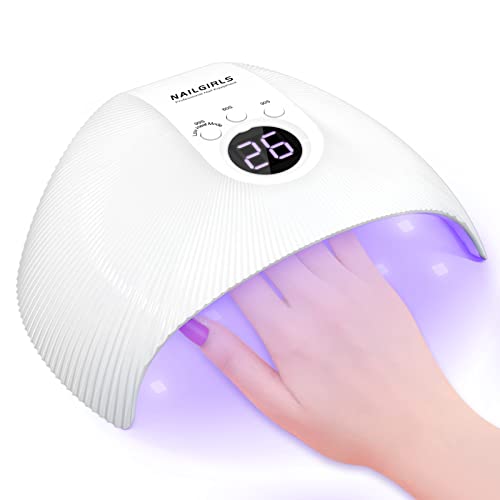 【送料無料】NAILGIRLS LED & UV ネイルライト 75W ジェルネイル用ライト uvライト レジン用 硬化ライト プロ用 人気 業界注目低ヒート機...