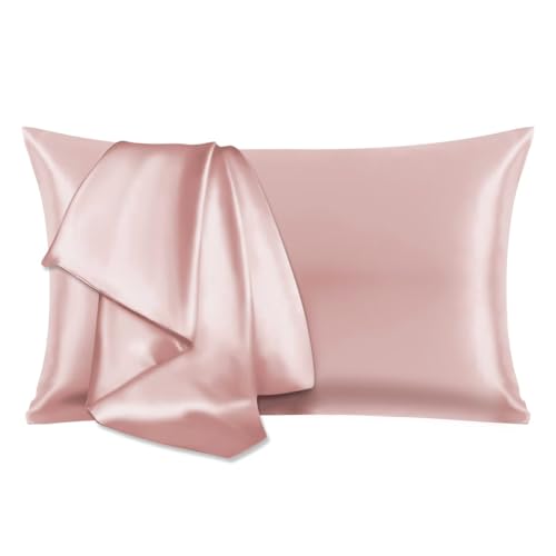 【送料無料】HEVUMYI シルク枕カバー 100%マルベリーシルク 25匁 43×63cm 洗えるシルクピローケース 片..