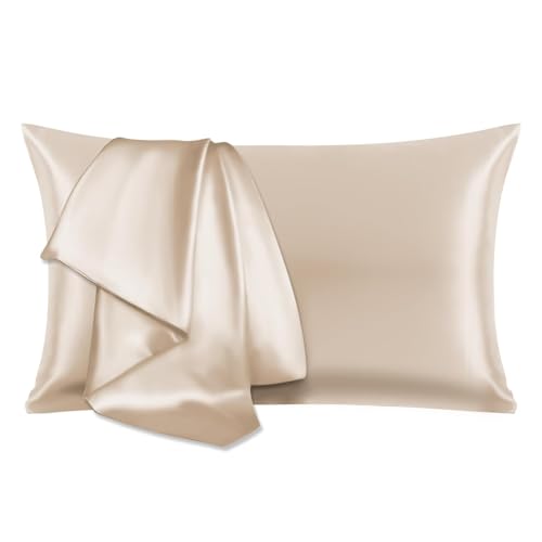 【送料無料】HEVUMYI シルク枕カバー 100%マルベリーシルク 25匁 43×63cm 洗えるシルクピローケース 片..