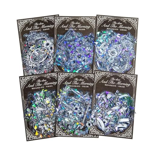 【送料無料】Alideco 120枚 シール フレークシール コラージュ 素材 ペーパー 素材紙 レースユートピアステッカーレトロ ヴィンテージ・フラワー 海外 韓国 シール帳 ，メモ用紙ノート素材、日記装飾用品 (zhaoluyuqingchen)