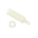 【送料無料】PATIKIL M3スタンドオフネジ40個セット ナイロン製ヘックス型PCBスタンドオフナット マザーボード コンピューターケース 回路基板 電子機...