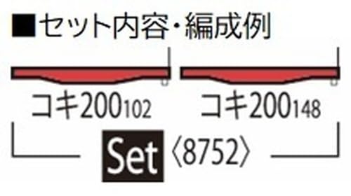 【送料無料】TOMIX Nゲージ JR貨車 コキ200形 新塗装 2両セット 8752 鉄道模型 貨車