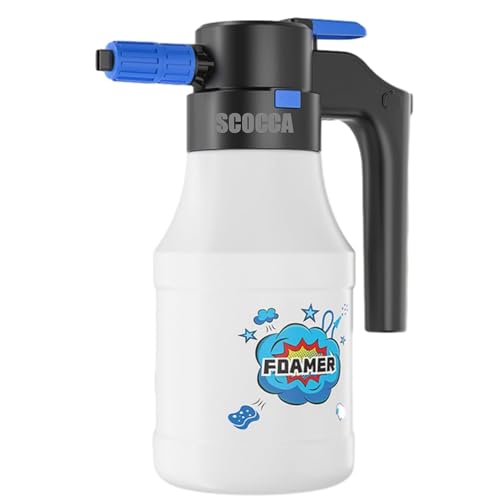 【送料無料】SCOCCA電動発泡スプレー フォームガン 洗車フォームガン 1.5L 大容量 霧吹き 噴霧器 電動スプレー じょうろ USB充電式 蓄圧しなく電動 蓄圧式スプレー 高圧洗浄器 コンパクト 車の泡の噴霧器 洗車用品 掃除用品 洗車