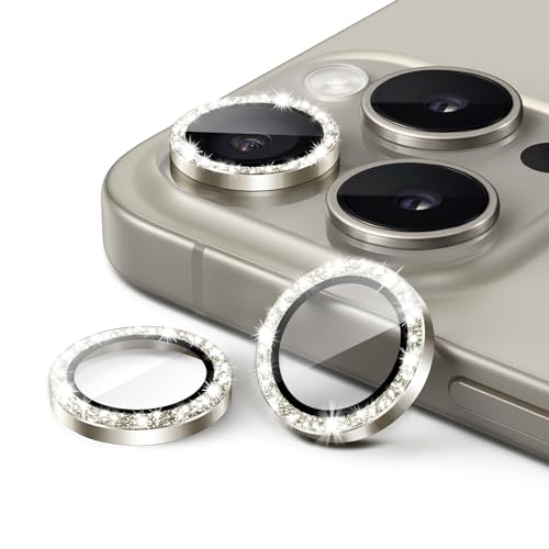 【送料無料】JETech iPhone 15 Pro 6.1 インチ/iPhone 15 Pro Max 6.7 インチ用 カメラレンズフィルム ..