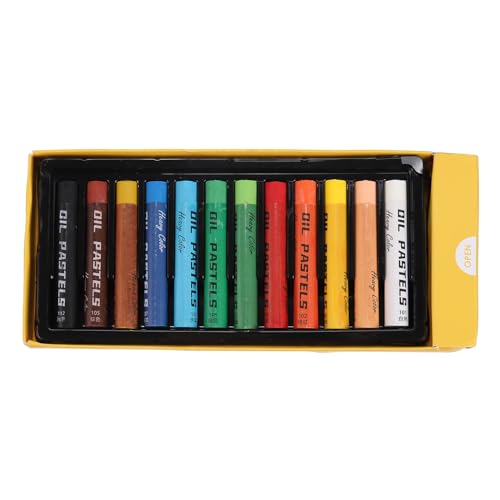 【送料無料】PATIKIL クリーミーなオイルパステル 12カラー ソフトオイルクレヨン パステルスティック..