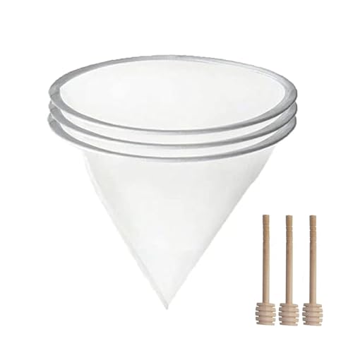 【送料無料】Joebo 濾過器 3個入り ハニー フィルター 養蜂用 ファイバー製 蜜濾し 蜂蜜抽出 養蜂家 フ..