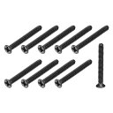 【送料無料】METALLIXITY ねじ(M2 x 20mm)150個セット シルバートーン カーボンスチール製マシンねじ メガネ 時計 ノートパソコン テレビ...