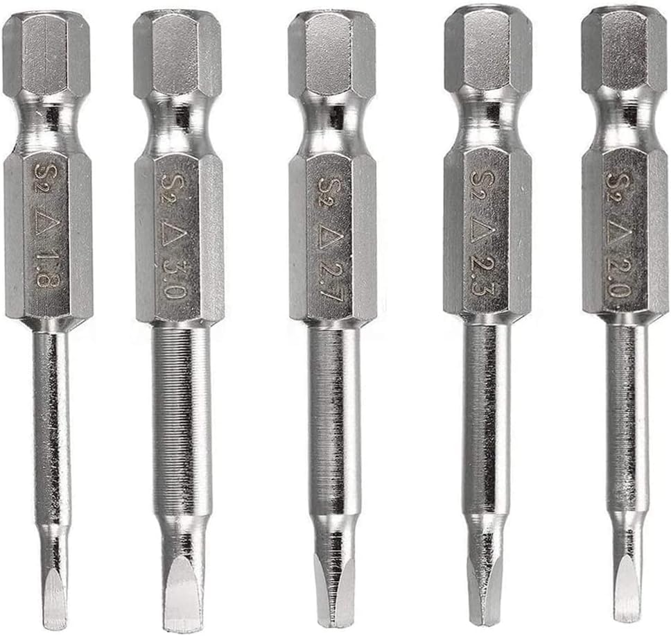 【送料無料】Bestgle 三角ビットセット50mm 精密ドライバーセット S2鋼 六角軸磁気ビット電動ドライバ..