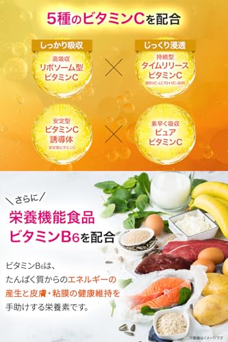 【送料無料】【医師・管理栄養士W監修】 ビタミンCの和み リポソームビタミンC 高濃度 ビタミンC サプリ 60000mg/袋 30日分 270粒 タイムリリース リポソーム 栄養機能食品 ビタミンB6 nova2021-10147030 nova サンプル画像3