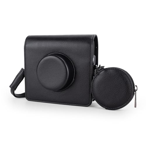 【送料無料】Rieibi Wide evoカメラ用カメラケース - 取り外し可能なケースと調節可能なショルダーとレンズキャップバッグ付き(カメラは含まれません)