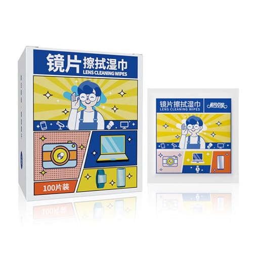 【送料無料】レンズクリーニングティッシュ くもり止め 拭き跡ゼロ 速乾 個包装 使い捨て メガネ拭き スマホ画面用 レンズクリーナー 除菌 携帯便利 大容量100枚入り