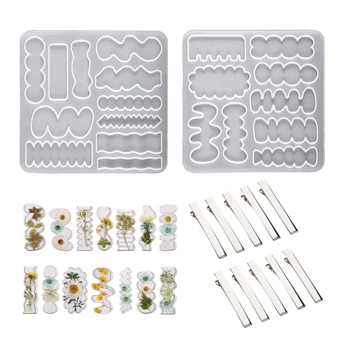 【送料無料】TVETE レジン シリコンモールド うねうね モールド【2個セット】ヘアピン シリコンモール..