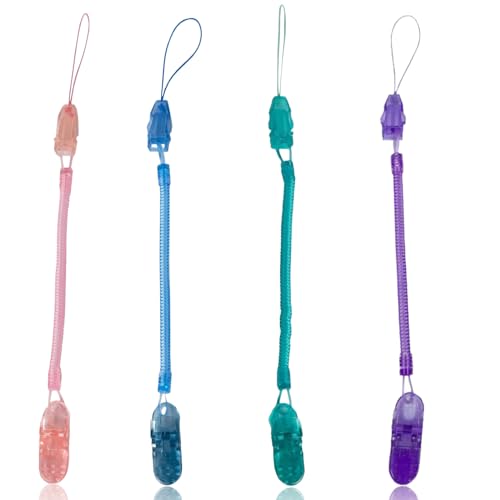 【送料無料】[BLOOPIC] コイルストラップ カールコード ストラップ クリップ (4個セット) カールコード..