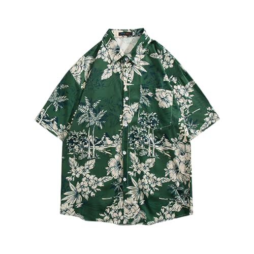 【送料無料】[Moerstar] アロハシャツ メンズ 大きいサイズ アロハシャツ レディース 開襟シャツ 半袖 ..