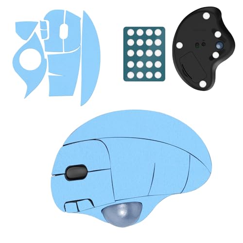 【送料無料】KONXISA For ロジクール M575 用 マウスグリップ テープ(1枚セット)+マウス フィート(1枚セット) ゲーミングマウス 滑り止めグ...