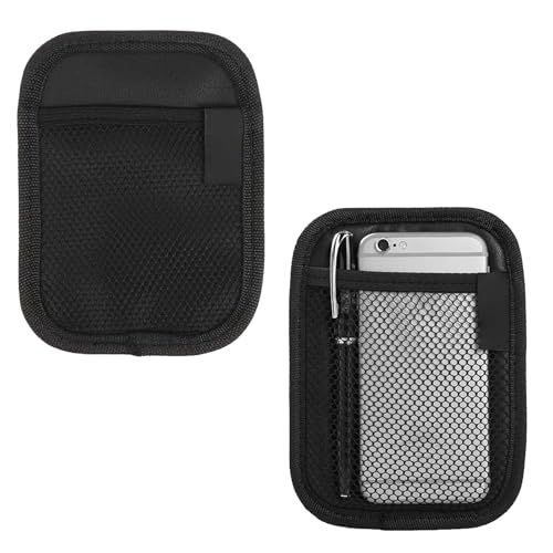 【送料無料】EsiFare 車用収納バッグ【2個セット】車用ネットバッグ 粘着ねっと ブラック 車載収納ポケットカーPUレザー 車用ポケット 小さめ カーポケット 省スペース ミニメッシュばっぐ 小物入れ マイクロファイバーレザー 簡単に貼り付け ネットワーク メッシュ ばっ