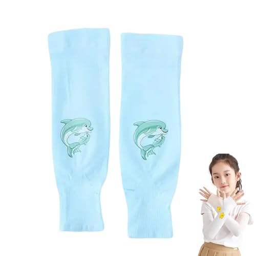 【送料無料】BLOOPIC 子供用 アームカバー 1組 UPF50+ UVカット 日焼け対策 男の子 女の子 防虫加工 滑り止め 高伸縮性 冷感 吸汗速乾 通気性 スポーツ アウトドア遊び