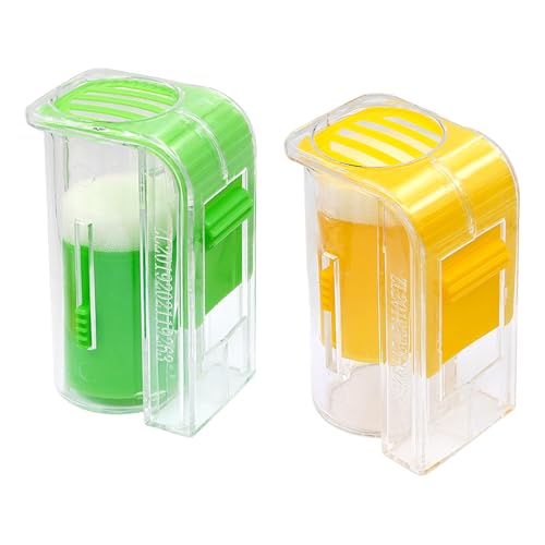 【送料無料】TVETE 養蜂 ツールボトル 女王蜂マーカーボトル 【2個入り 緑+黄】 蜂のマーク bee マーキ..